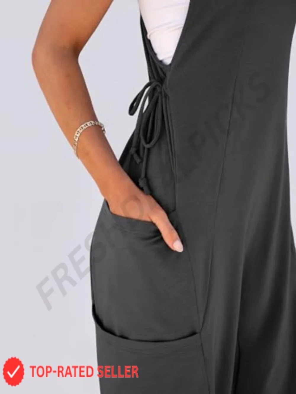 Loose Sleeveless Jumpsuit Baggy Harem Pants Romper Summer Outfit 2026
